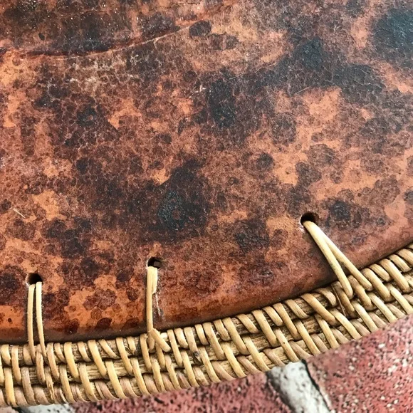 Pier 1 Faux Leather Decorative Plate - Picture 7 of 7